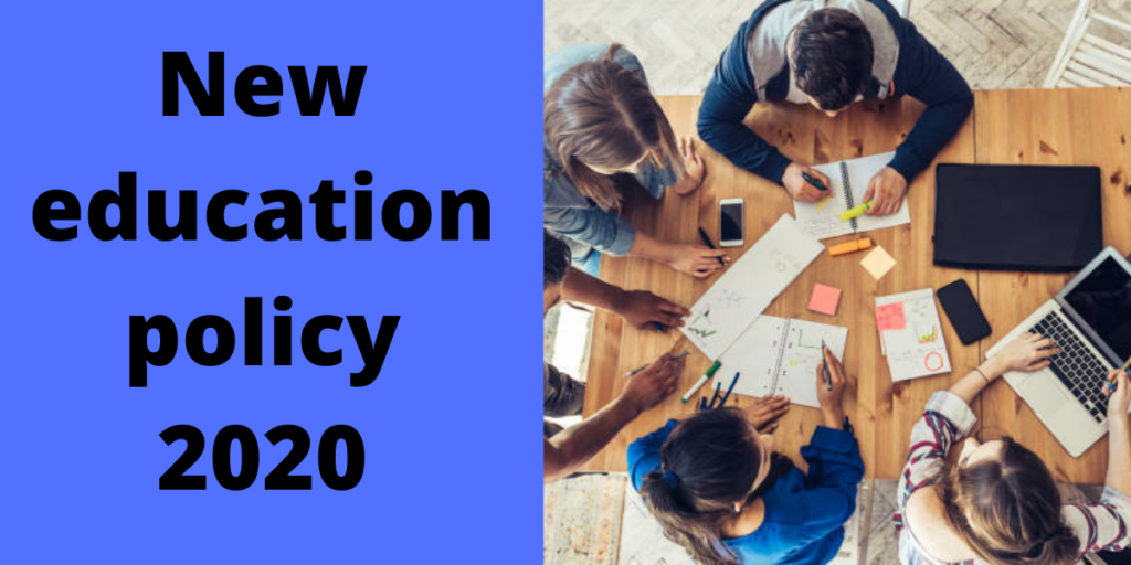 New education policy 2020.