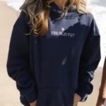 Classic Puff Hoodie – Navy: Statement Style with a Relaxed Fit