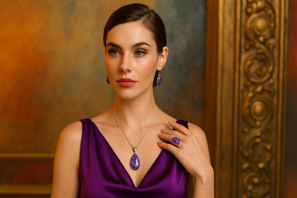 A Beginner’s Guide to Identifying Charoite Jewelry