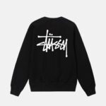 BASIC STÜSSY CREW-BLACK