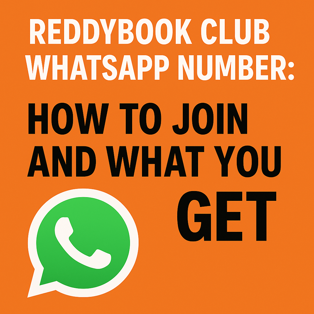 Reddybook Club WhatsApp Number