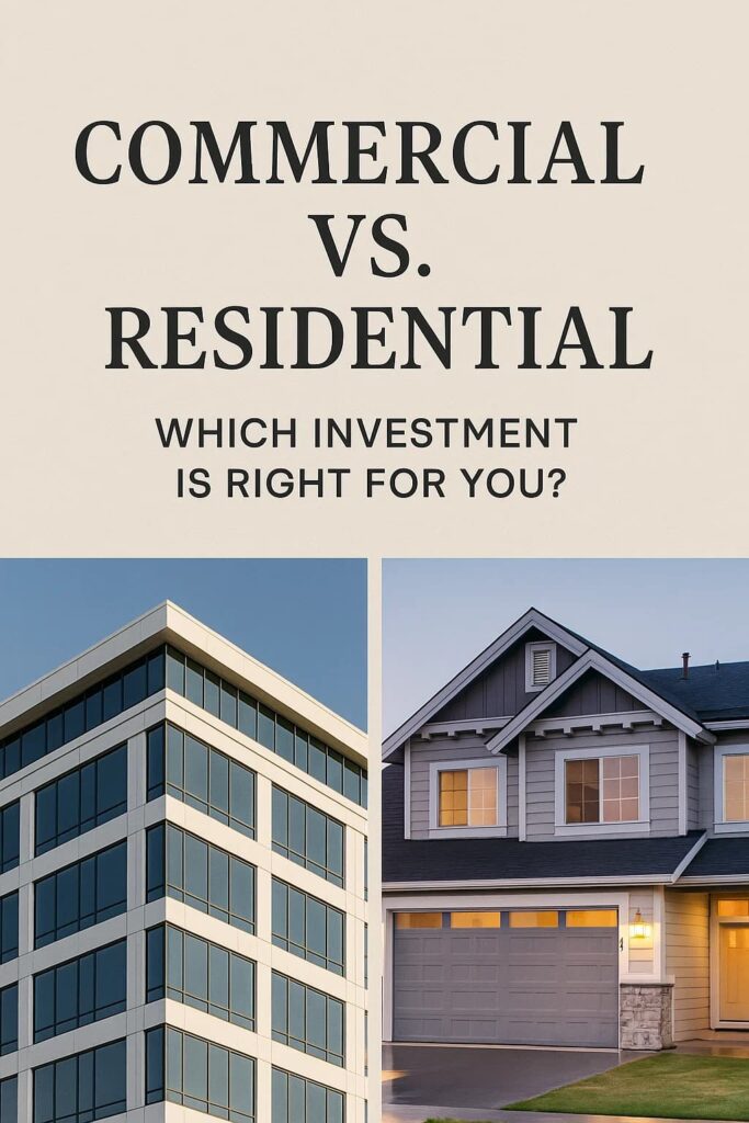 Commercial vs. Residential Which Investment is Right for You