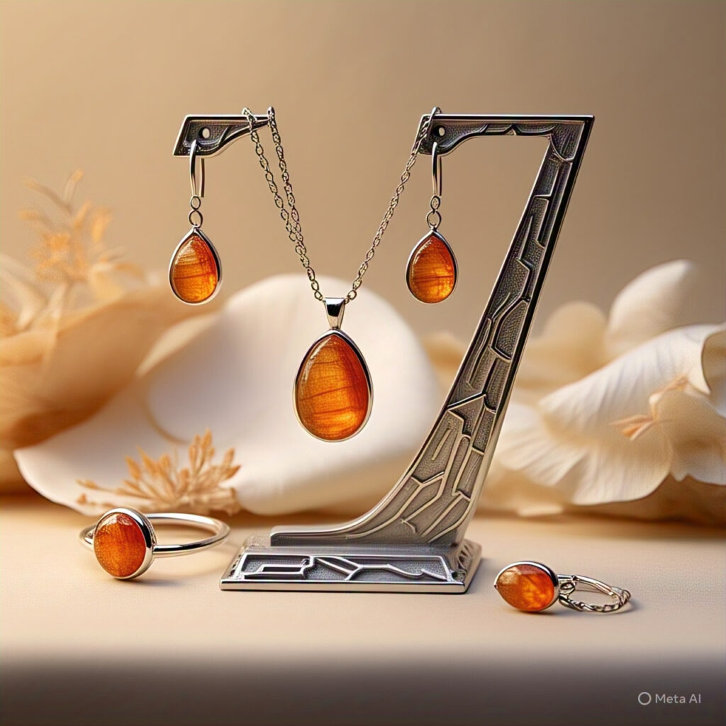 orange kyanite jewelry